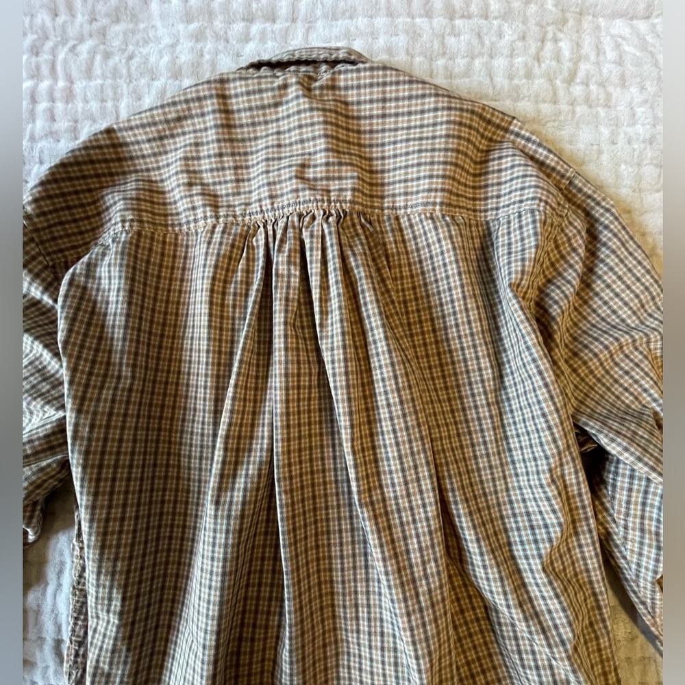 DEIJI STUDIOS  The Oversized Poplin Shirt Gingham Organic Cotton Check Grandpa M - Picture 11 of 16
